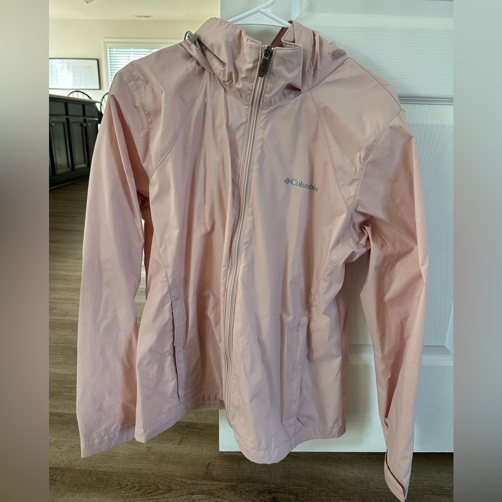 Columbia Light Pink Windbreaker Jacket